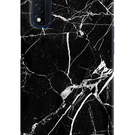 Black Marble Pattern Realme Narzo 30 4G Back Cover