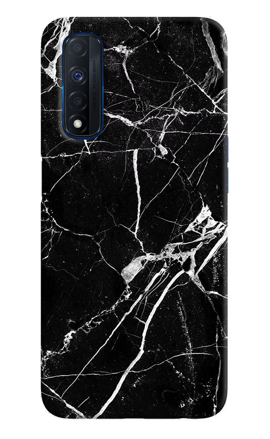Black Marble Pattern Realme Narzo 30 4G Back Cover