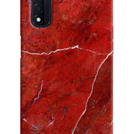 Red Marble Design Realme Narzo 30 4G Back Cover