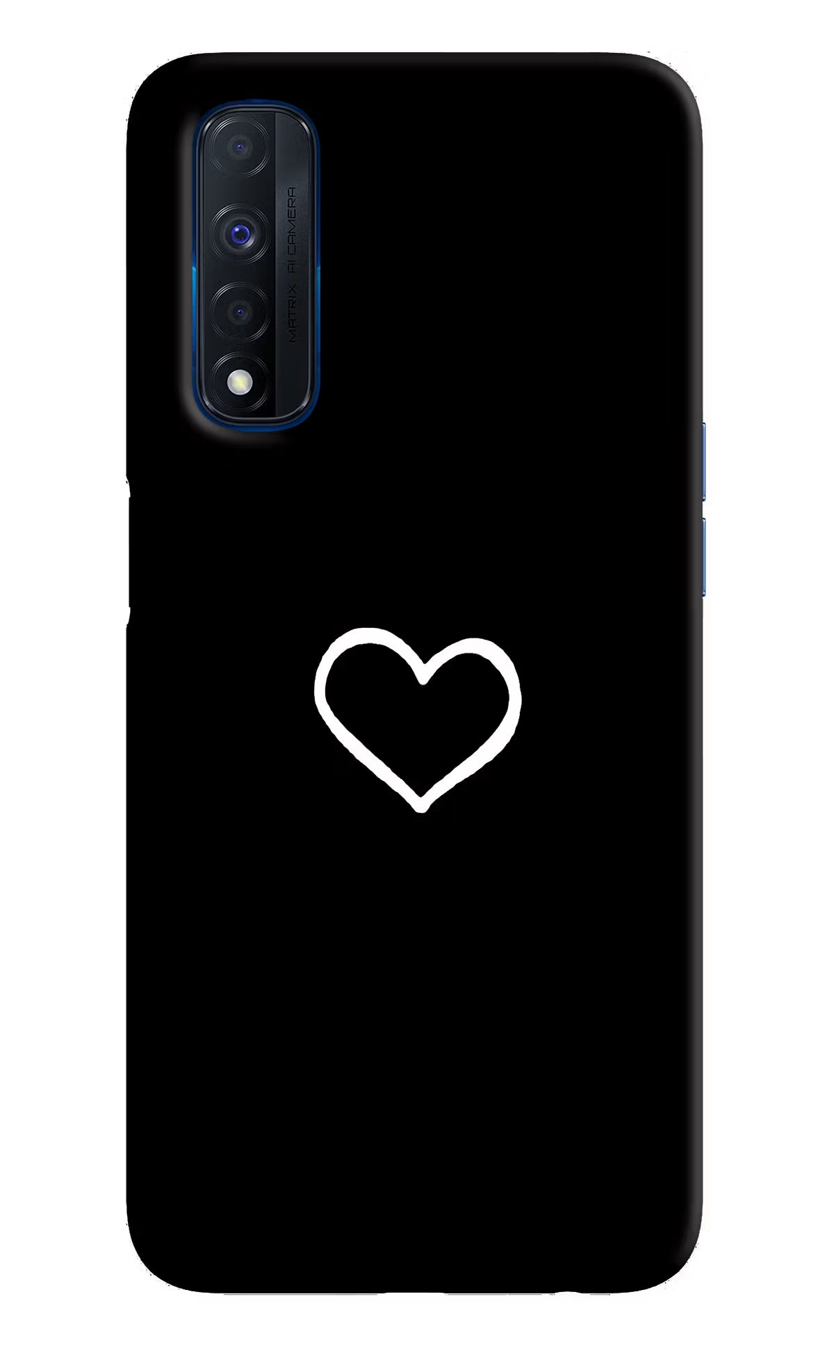 Heart Realme Narzo 30 4G Back Cover