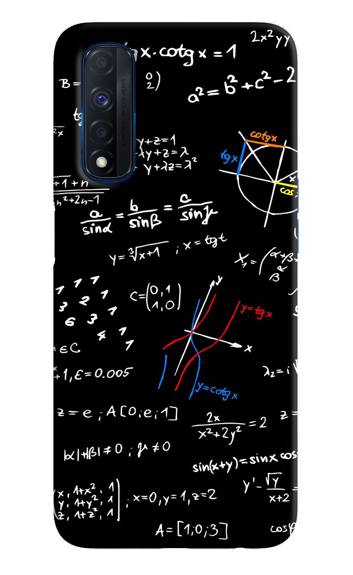 Mathematics Formula Realme Narzo 30 4G Back Cover