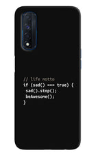 Life Motto Code Realme Narzo 30 4G Back Cover