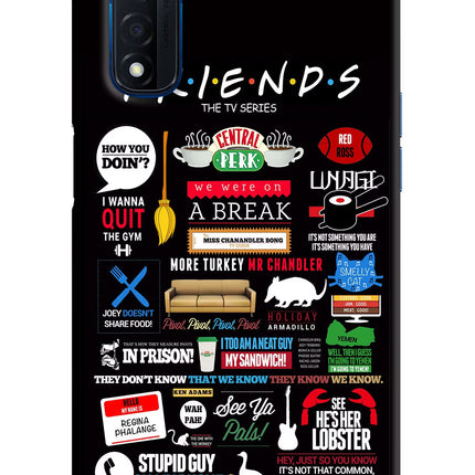 FRIENDS Realme Narzo 30 4G Back Cover