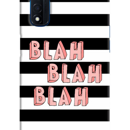 Blah Blah Blah Realme Narzo 30 4G Back Cover