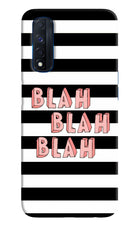 Blah Blah Blah Realme Narzo 30 4G Back Cover