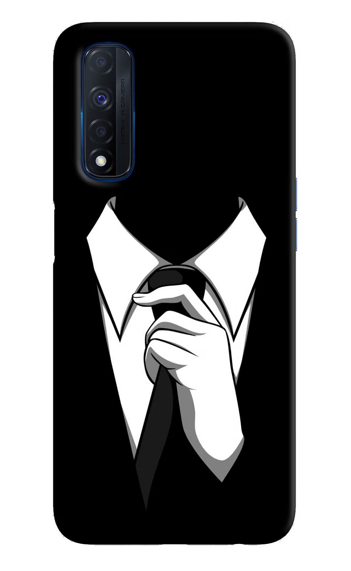 Black Tie Realme Narzo 30 4G Back Cover