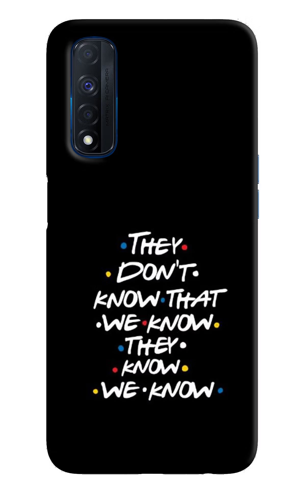 FRIENDS Dialogue Realme Narzo 30 4G Back Cover