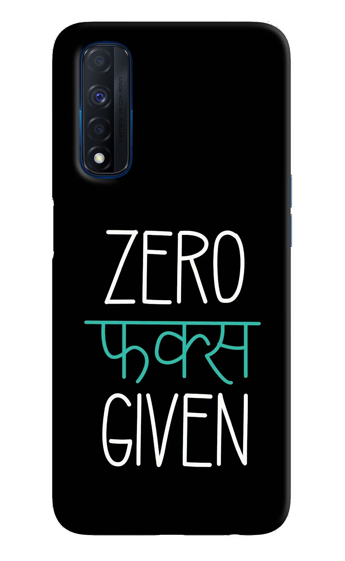 Zero Fucks Given Realme Narzo 30 4G Back Cover