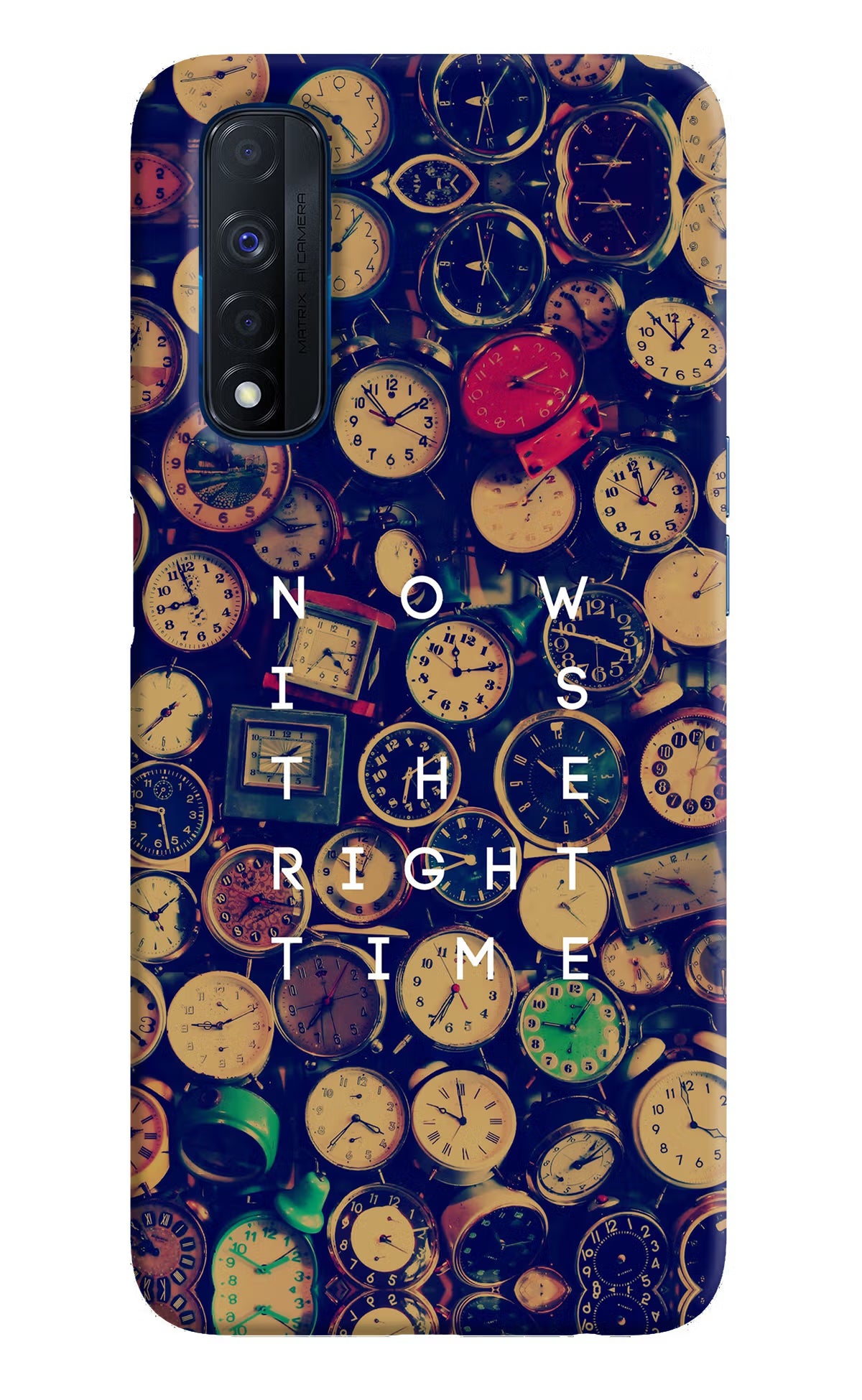 Now is the Right Time Quote Realme Narzo 30 4G Back Cover