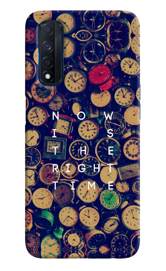 Now is the Right Time Quote Realme Narzo 30 4G Back Cover