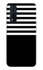 Black and White Print Realme Narzo 30 4G Back Cover