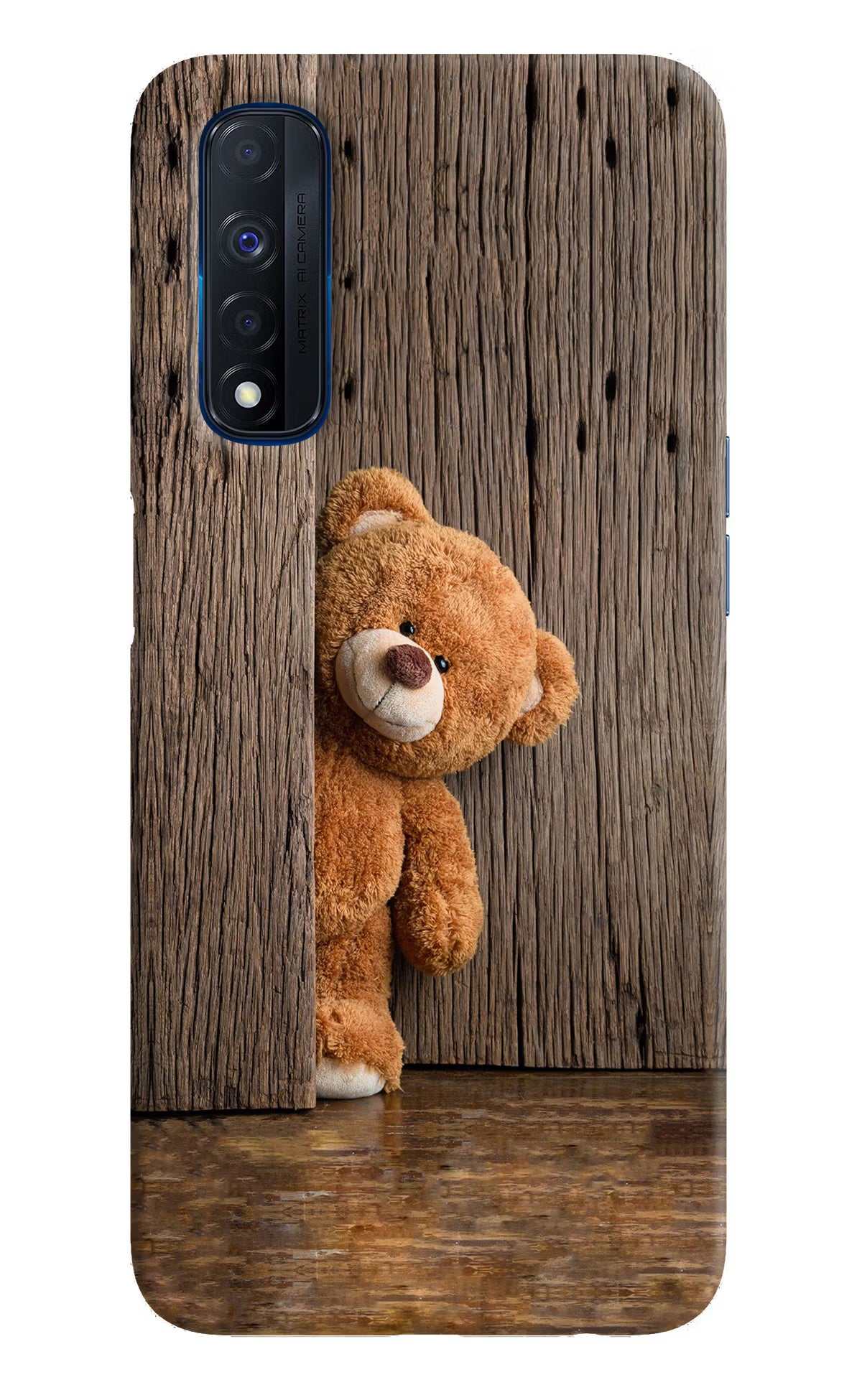 Teddy Wooden Realme Narzo 30 4G Back Cover