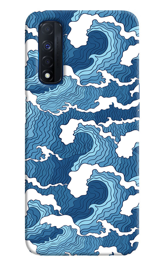 Blue Waves Realme Narzo 30 4G Back Cover