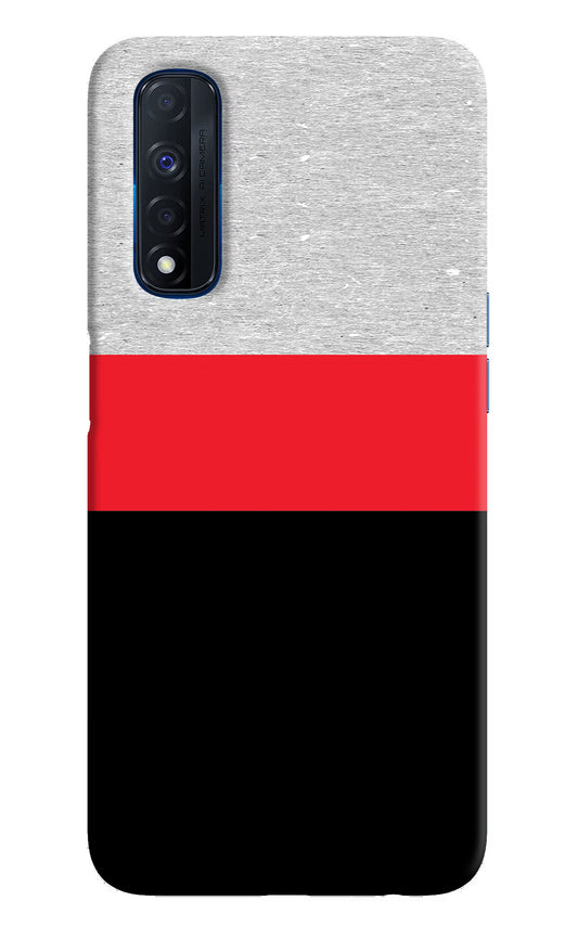 Tri Color Pattern Realme Narzo 30 4G Back Cover