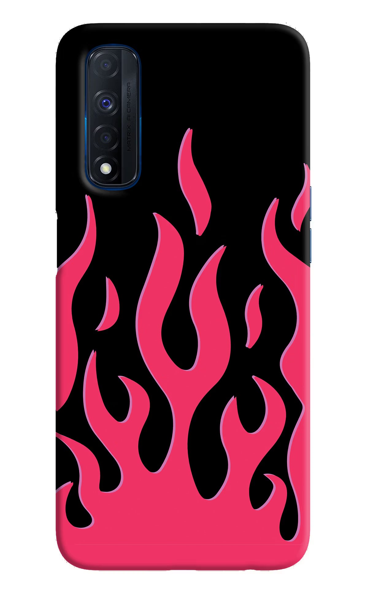 Fire Flames Realme Narzo 30 4G Back Cover