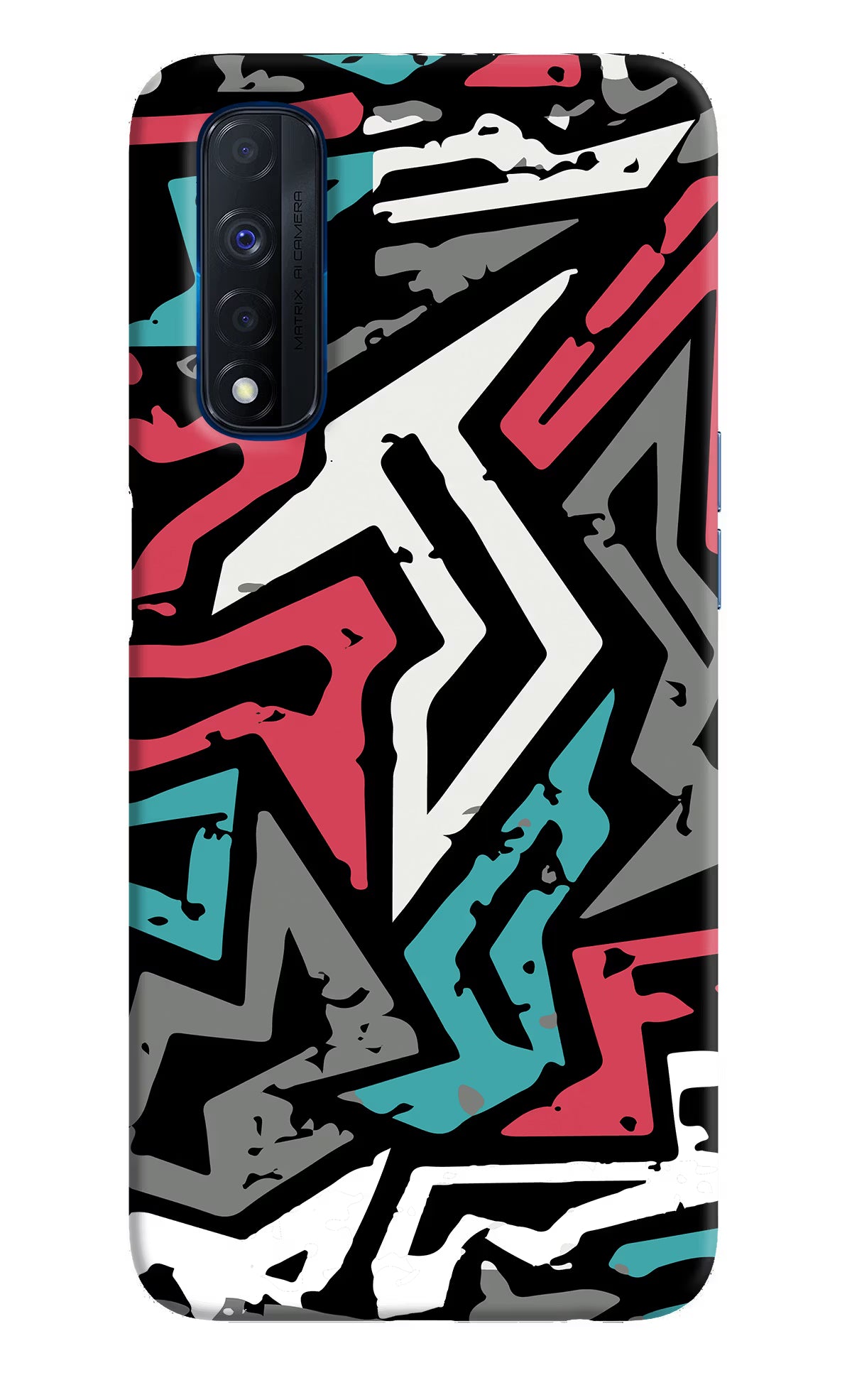 Geometric Graffiti Realme Narzo 30 4G Back Cover