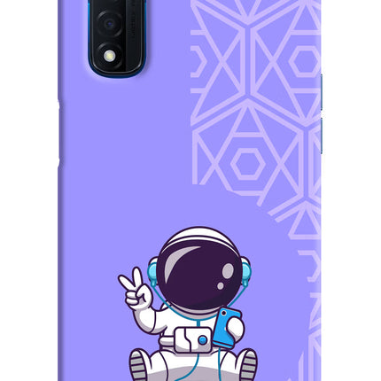 Cute Astronaut Chilling Realme Narzo 30 4G Back Cover