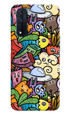 Veggie Doodle Realme Narzo 30 4G Back Cover