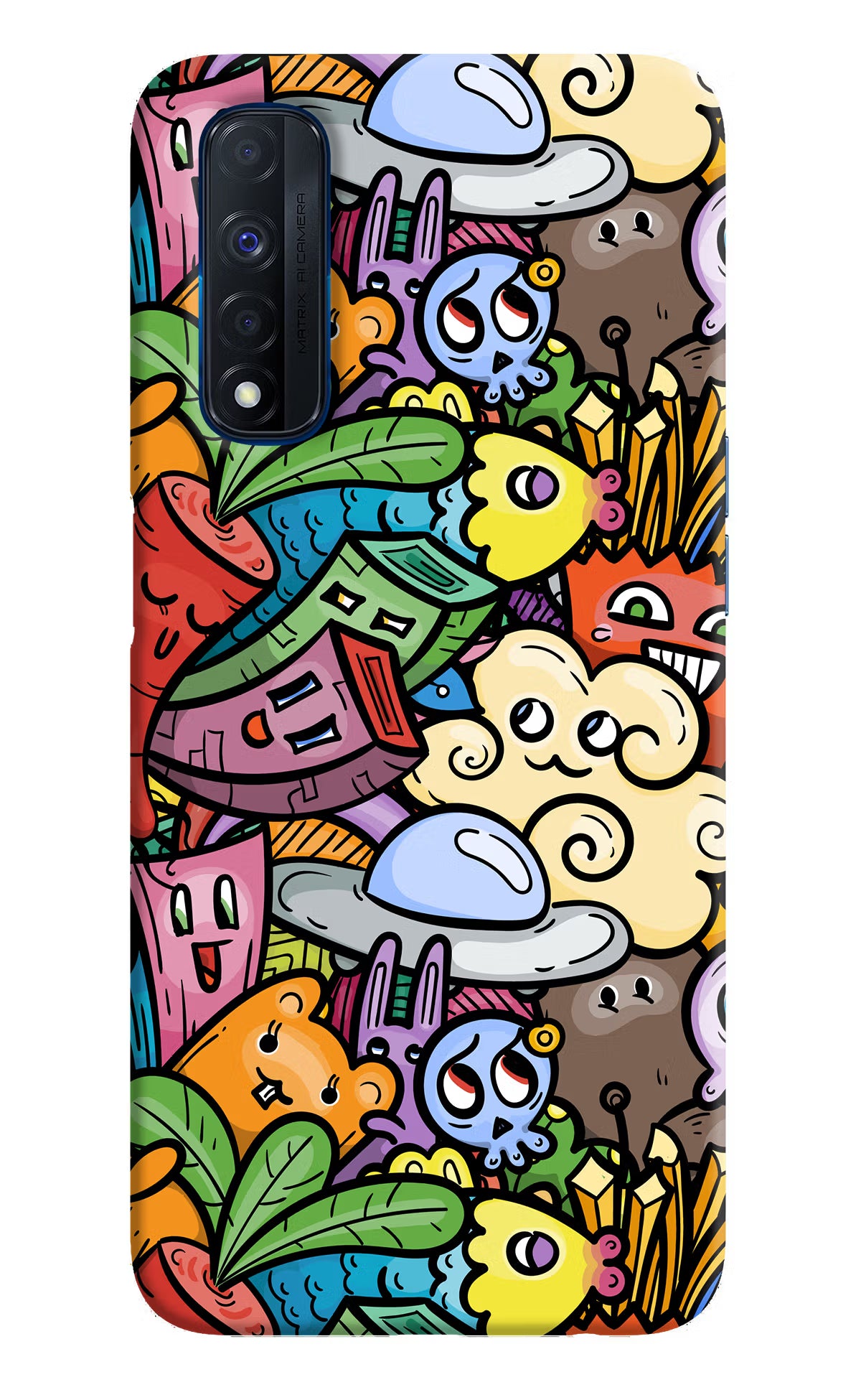 Veggie Doodle Realme Narzo 30 4G Back Cover