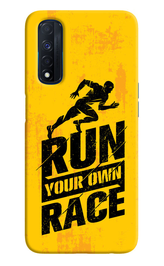 Run Your Own Race Realme Narzo 30 4G Back Cover