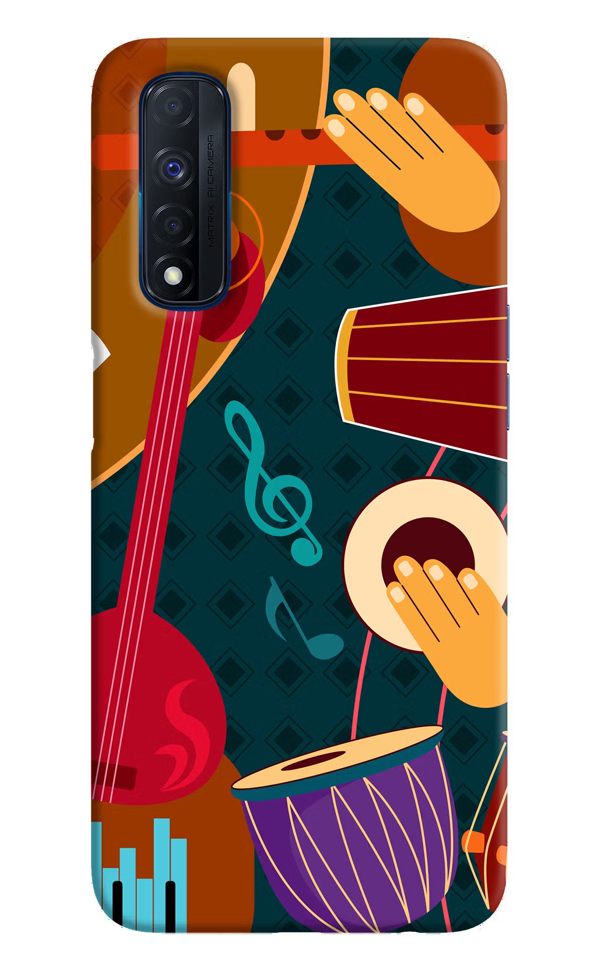Music Instrument Realme Narzo 30 4G Back Cover