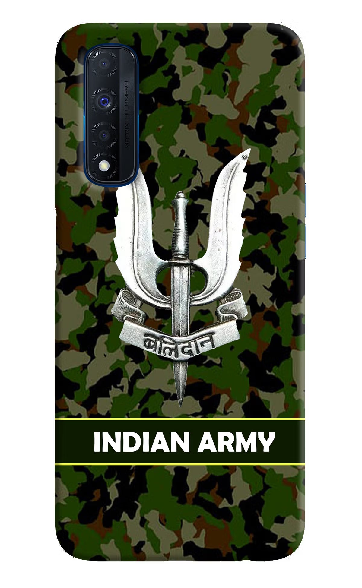 Balidan Indian Logo Realme Narzo 30 4G Back Cover