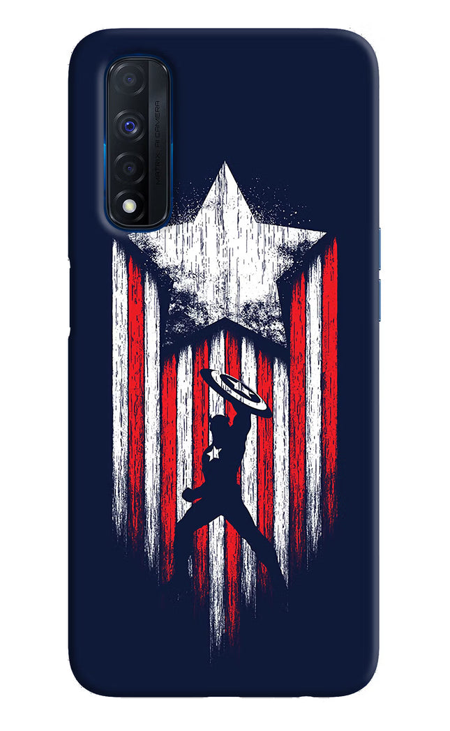 Captain America Marvel Art Realme Narzo 30 4G Back Cover