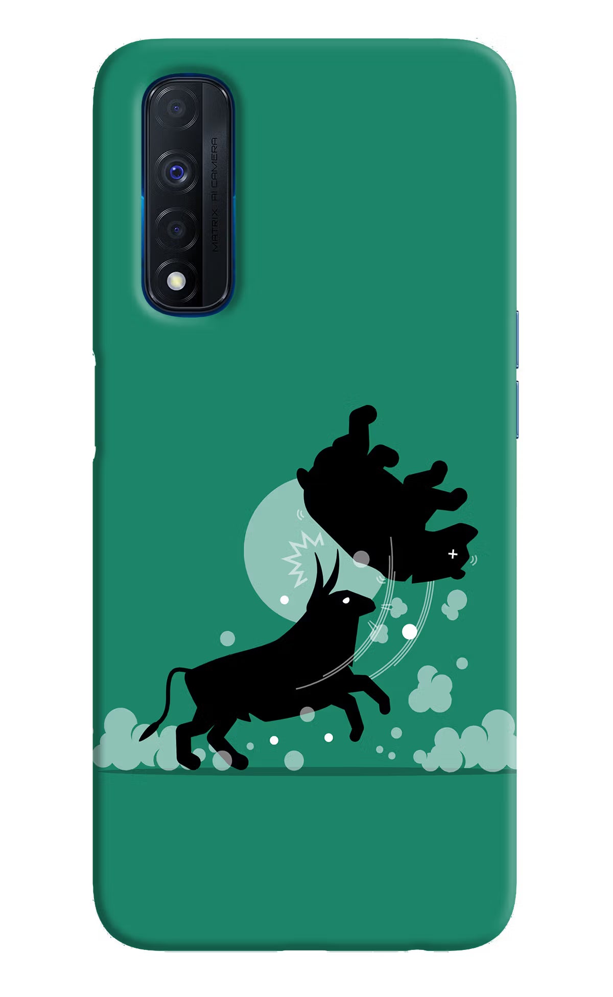 Bull Conqueror Realme Narzo 30 4G Back Cover