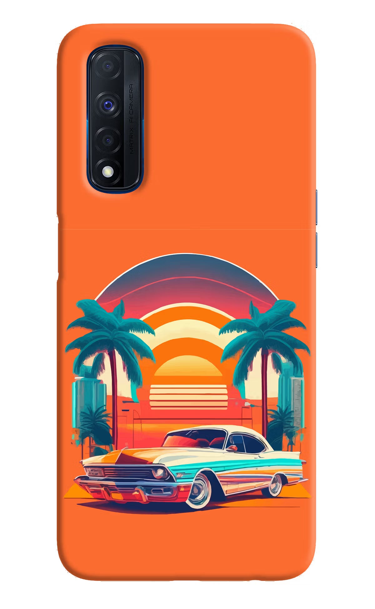 Palm Drive 80s Realme Narzo 30 4G Back Cover