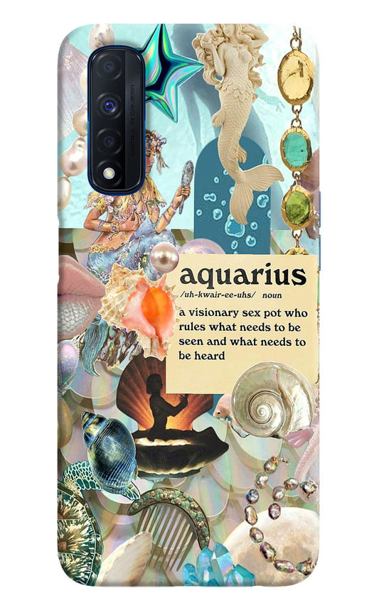 Aquarius Zodiac Realme Narzo 30 4G Hard Case Back Cover by Casekaro