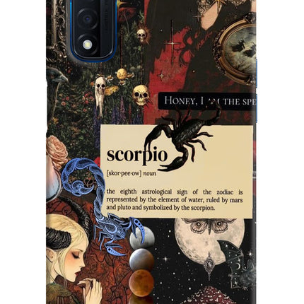 Scorpio Zodiac Realme Narzo 30 4G Hard Case Back Cover by Casekaro