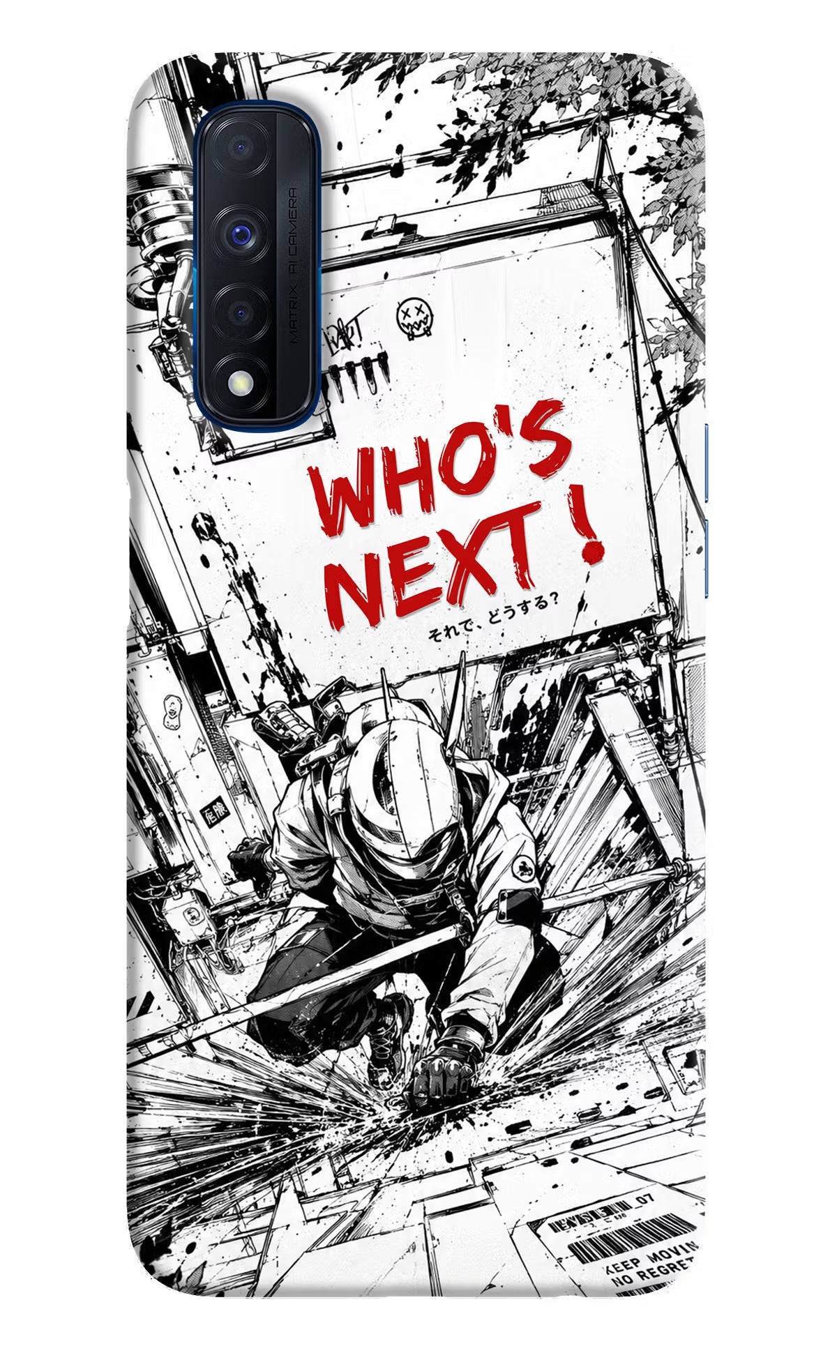 Who's Next Realme Narzo 30 4G Hard Case Back Cover by Casekaro