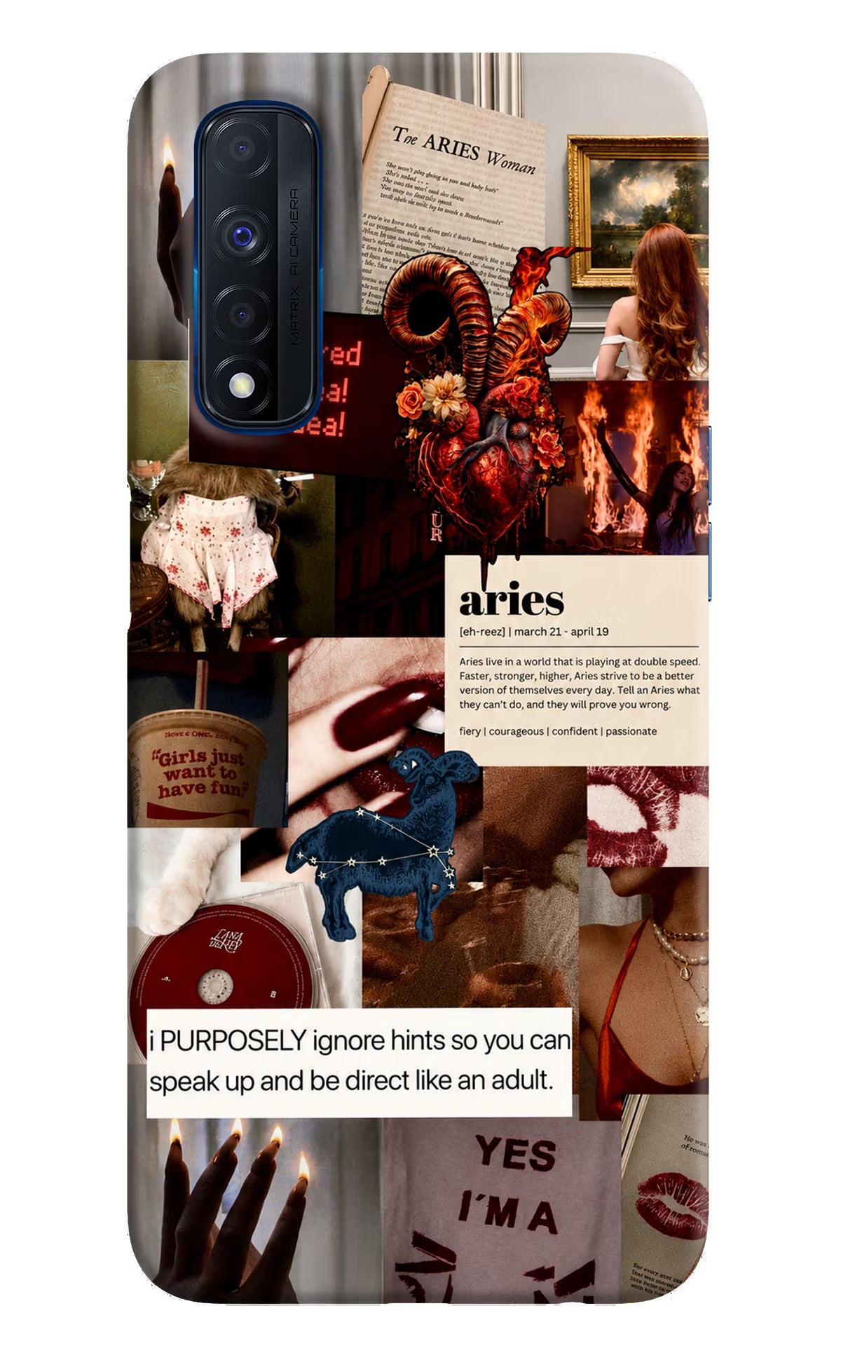 Zodiac Aries Realme Narzo 30 4G Back Cover