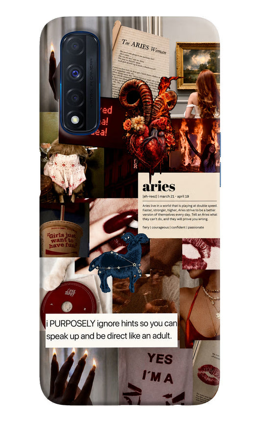 Zodiac Aries Realme Narzo 30 4G Hard Case Back Cover by Casekaro