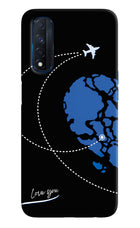 Love Orbit Realme Narzo 30 4G Hard Case Back Cover by Casekaro