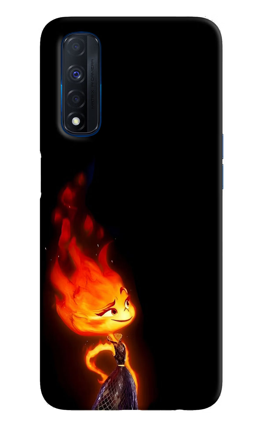 Ember Flame Realme Narzo 30 4G Back Cover, Hard case