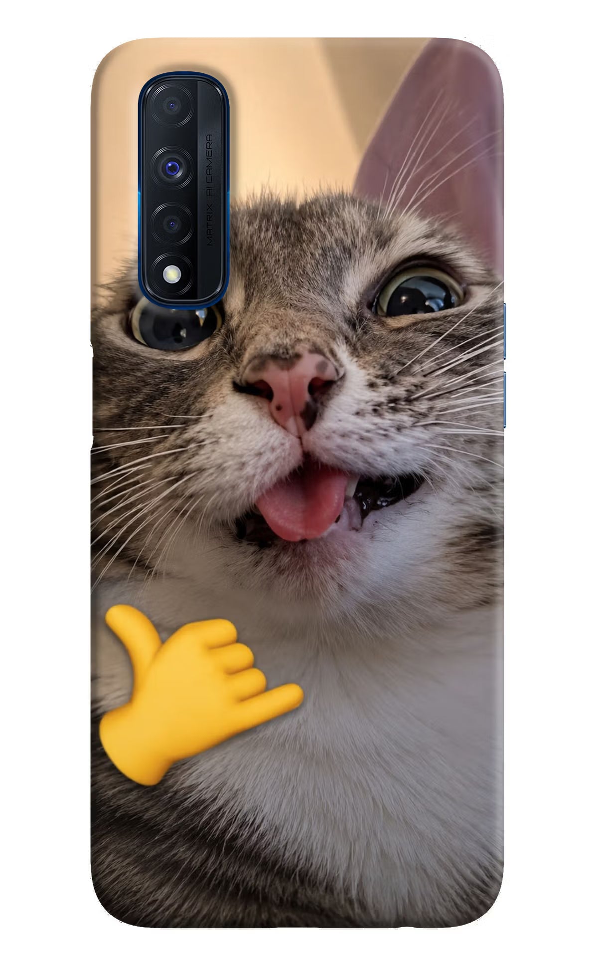 Silly Cat Call Realme Narzo 30 4G Back Cover