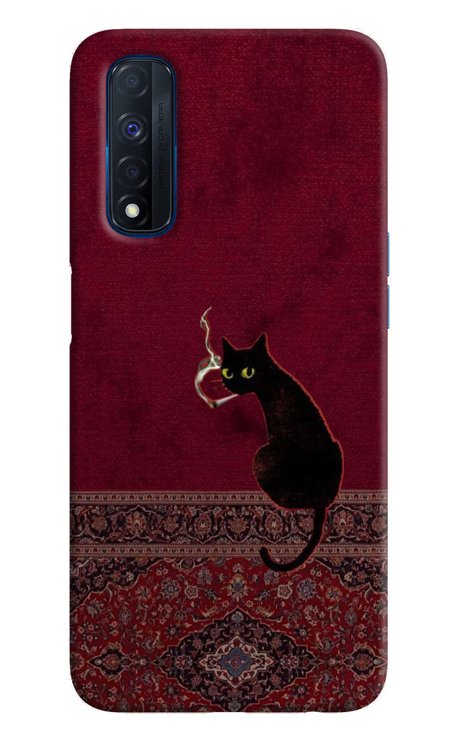 Midnight Cat Realme Narzo 30 4G Hard Case Back Cover by Casekaro