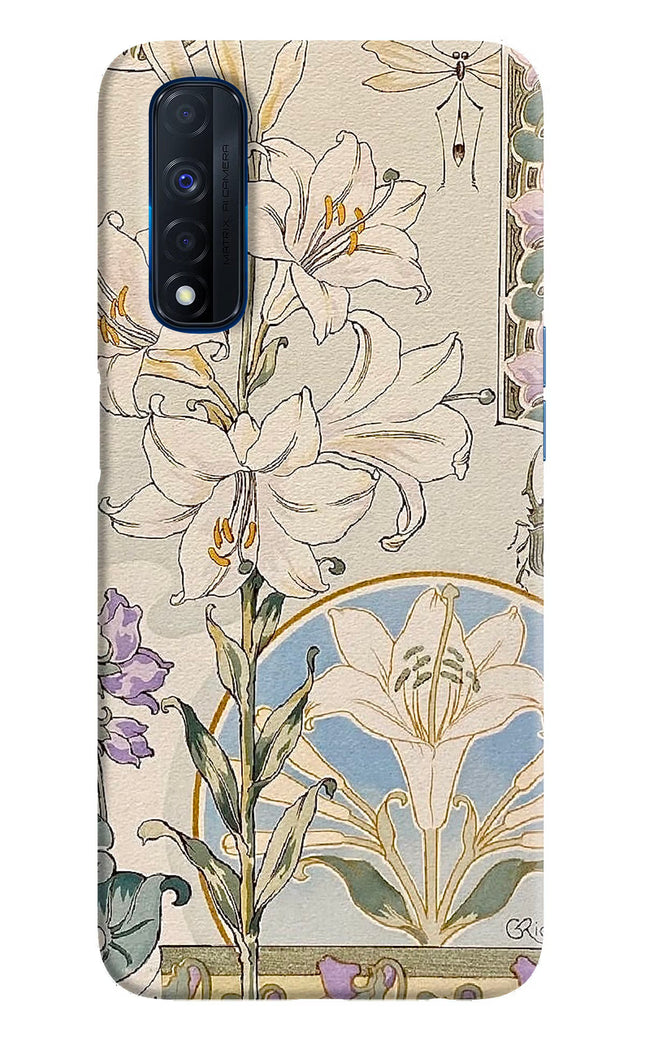 White Lily Realme Narzo 30 4G Hard Case Back Cover by Casekaro