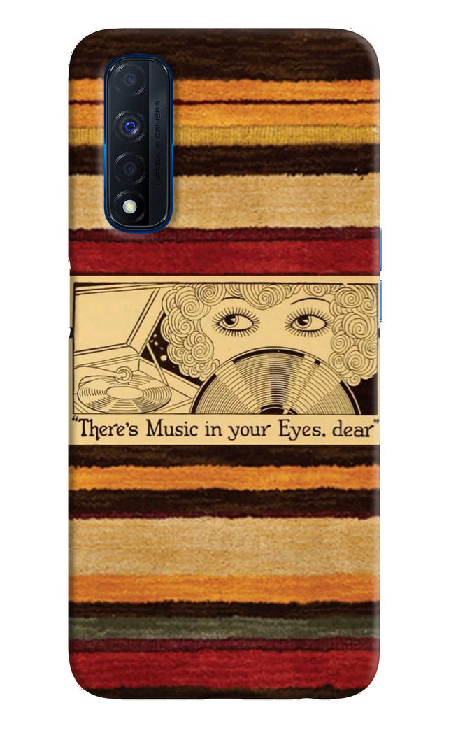 Vinyl Stripes Realme Narzo 30 4G Hard Case Back Cover by Casekaro