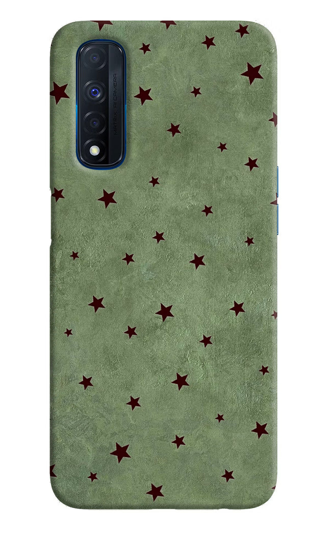 Green Stars Realme Narzo 30 4G Hard Case Back Cover by Casekaro