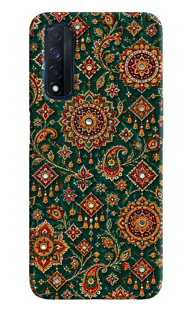 Green Pataka Realme Narzo 30 4G Hard Case Back Cover by Casekaro