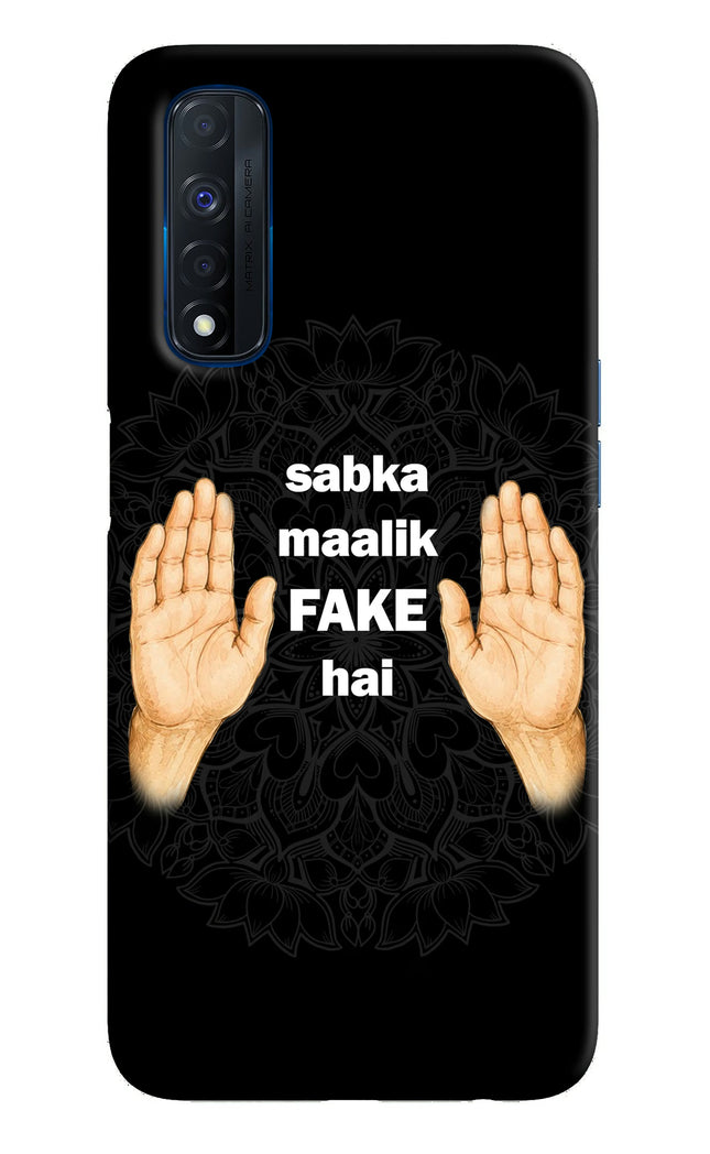 Sabka Malik Fake Realme Narzo 30 4G Hard Case Back Cover by Casekaro
