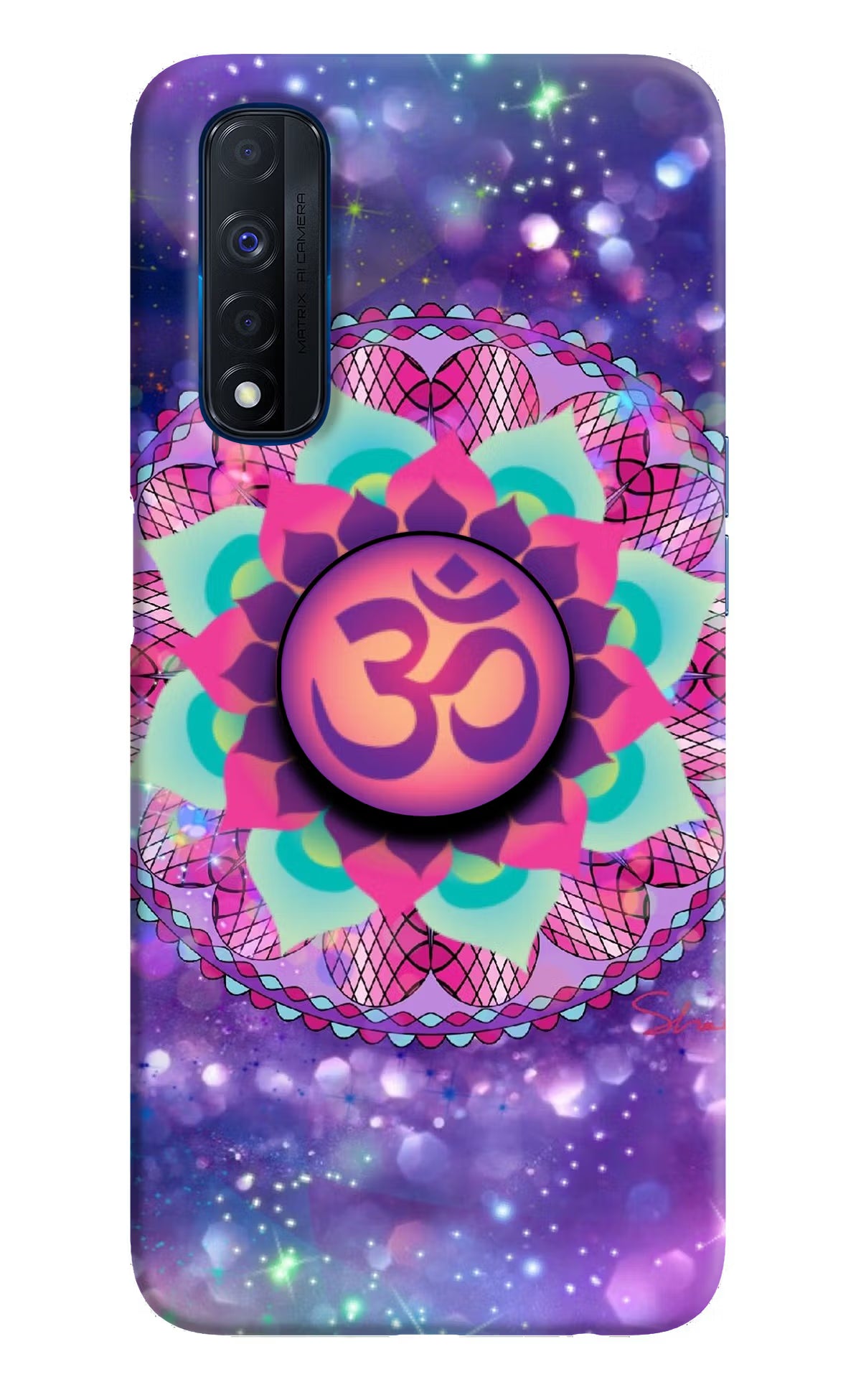 Om Purple Realme Narzo 30 4G Pop Case