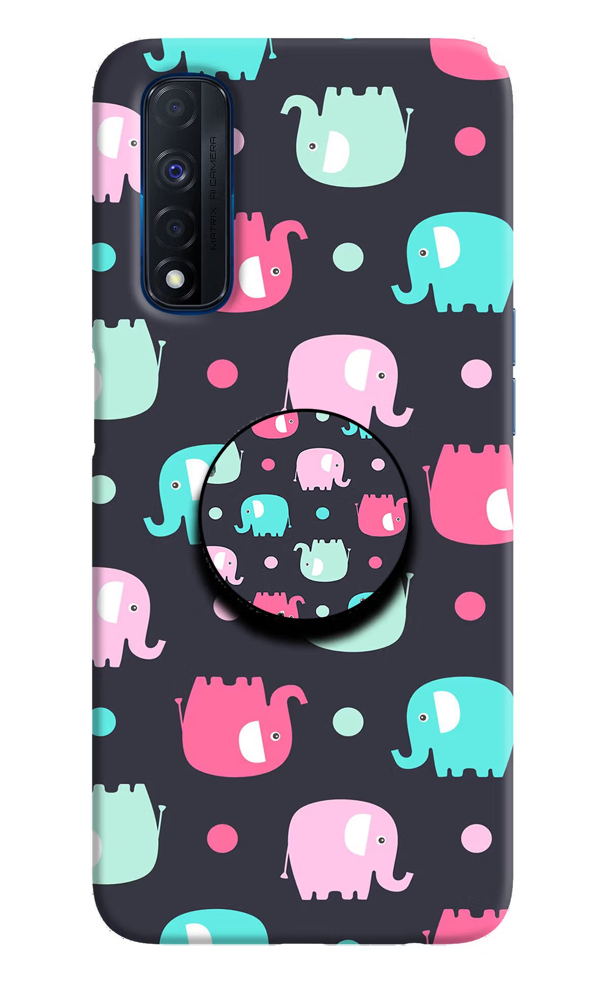 Baby Elephants Realme Narzo 30 4G Pop Case