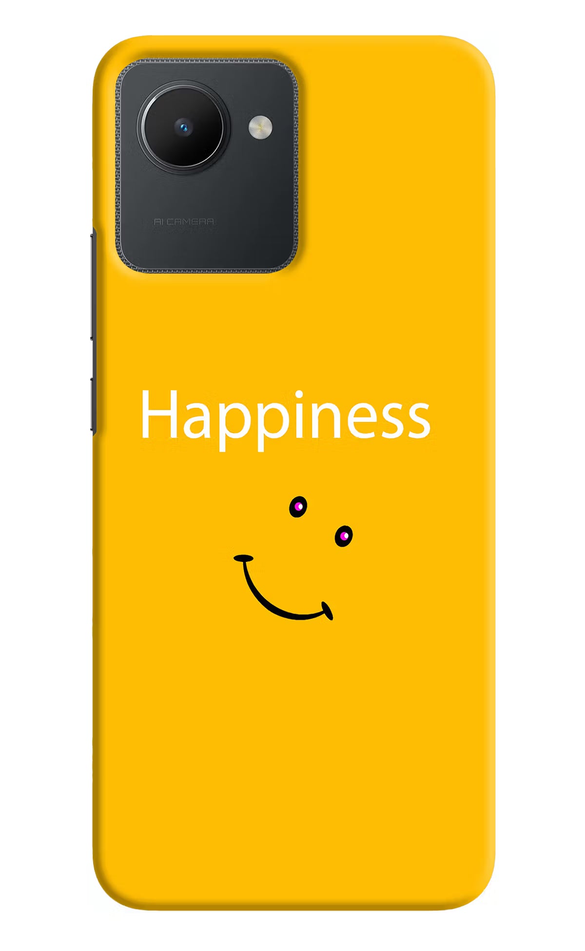 Happiness With Smiley Realme C30 Hard Case Back Cover by Casekaro