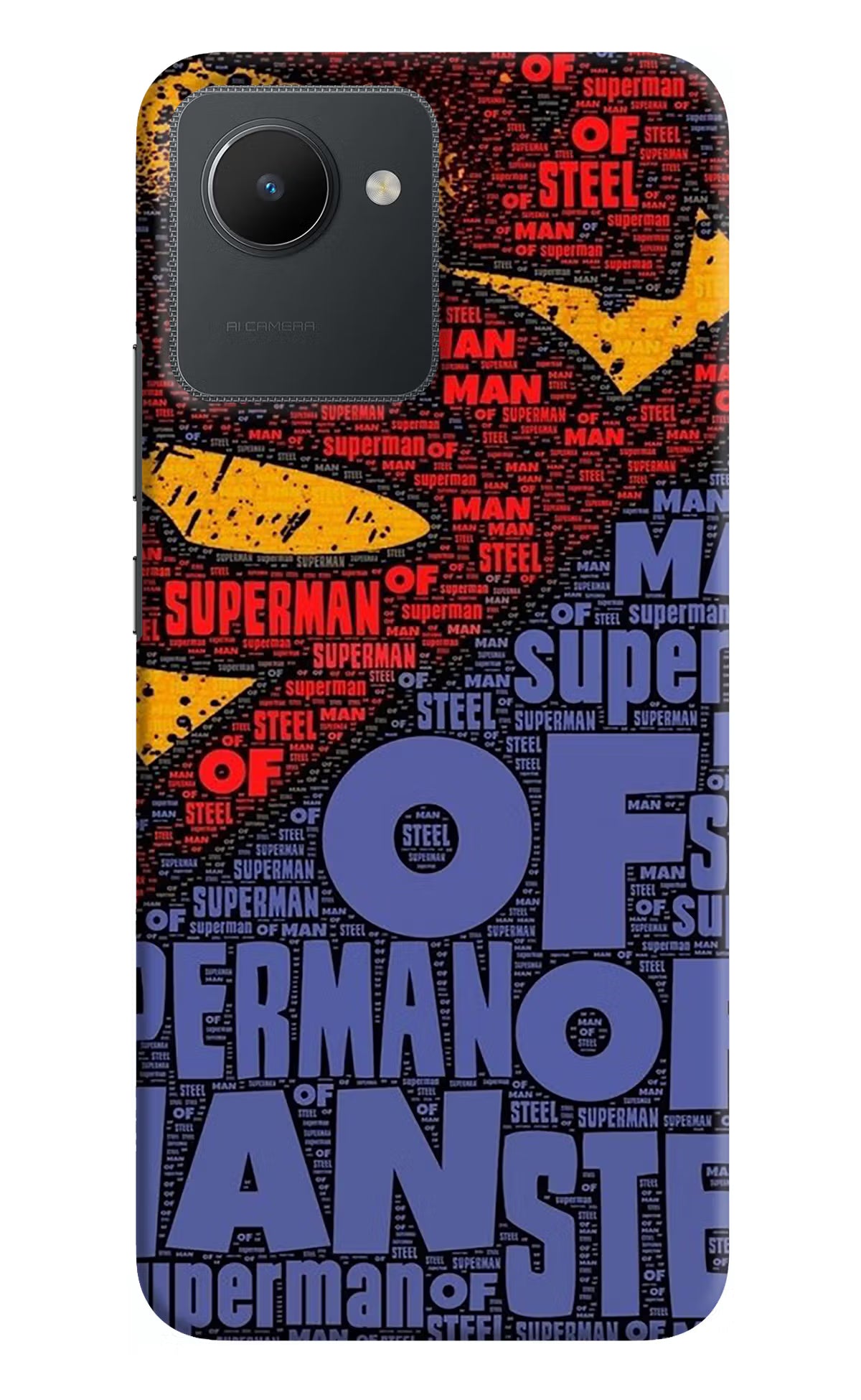 Superman Realme C30 Hard Case Back Cover by Casekaro