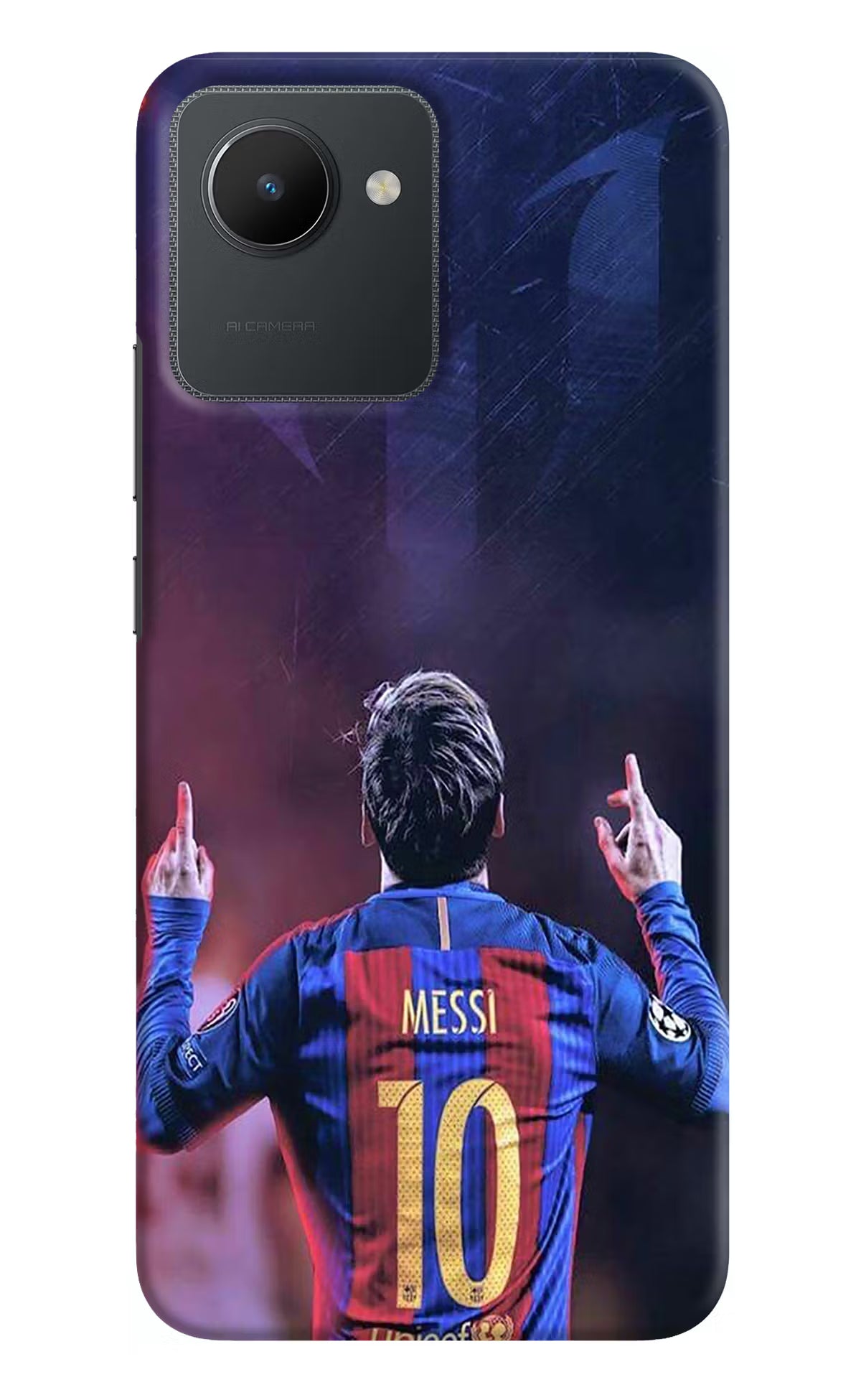 Messi Realme C30 Hard Case Back Cover by Casekaro
