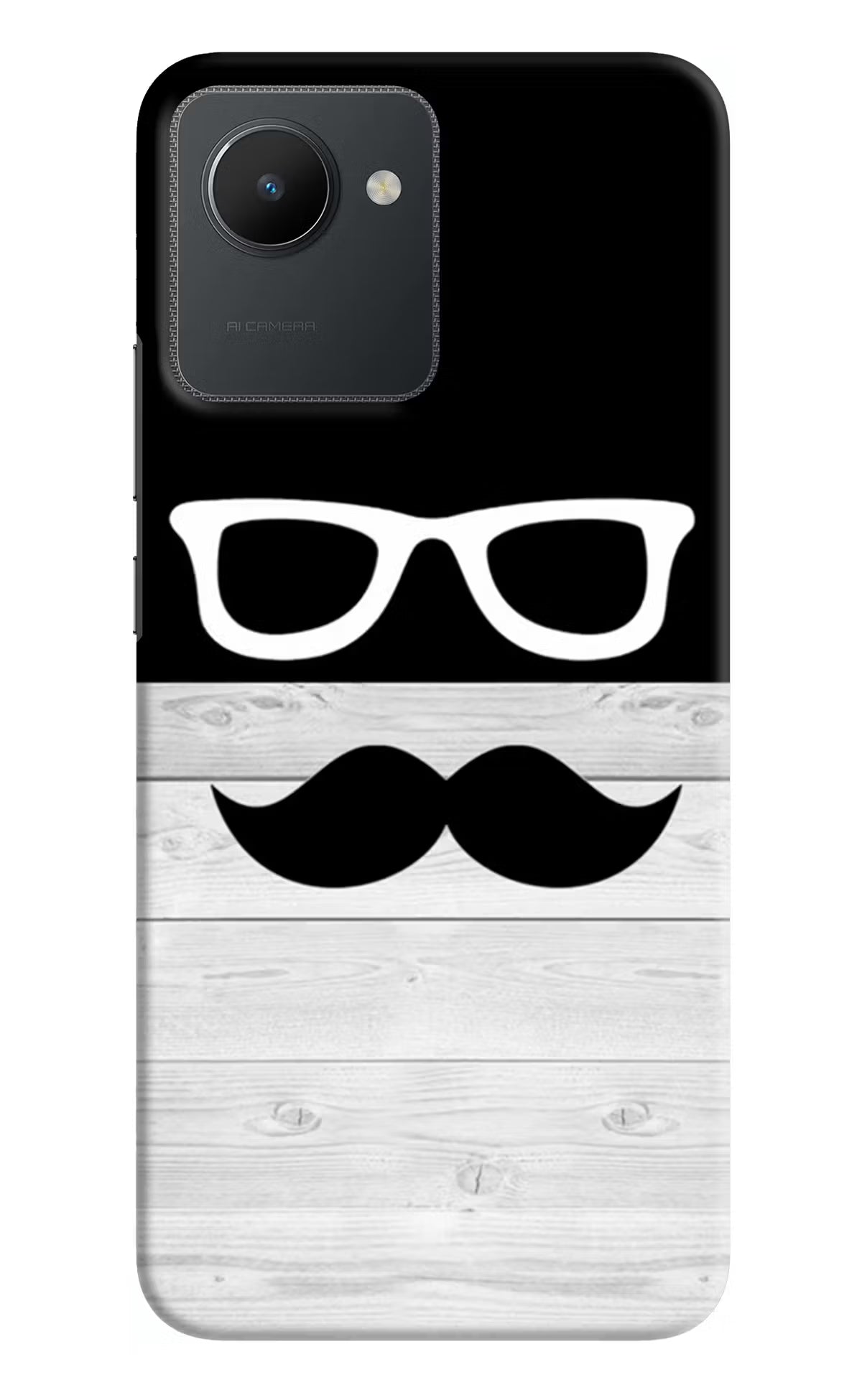Mustache Realme C30 Hard Case Back Cover by Casekaro
