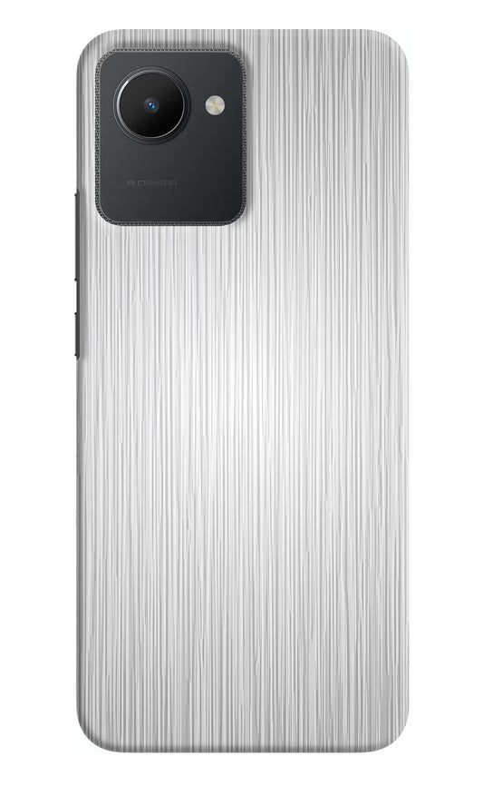 Wooden Grey Texture Realme C30 Hard Case Back Cover by Casekaro